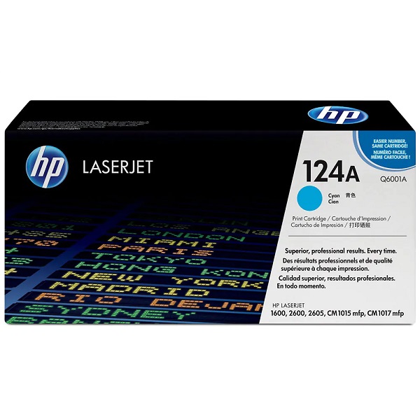 کارتریج تونر لیزری رنگ آبی اچ پی HP 124A