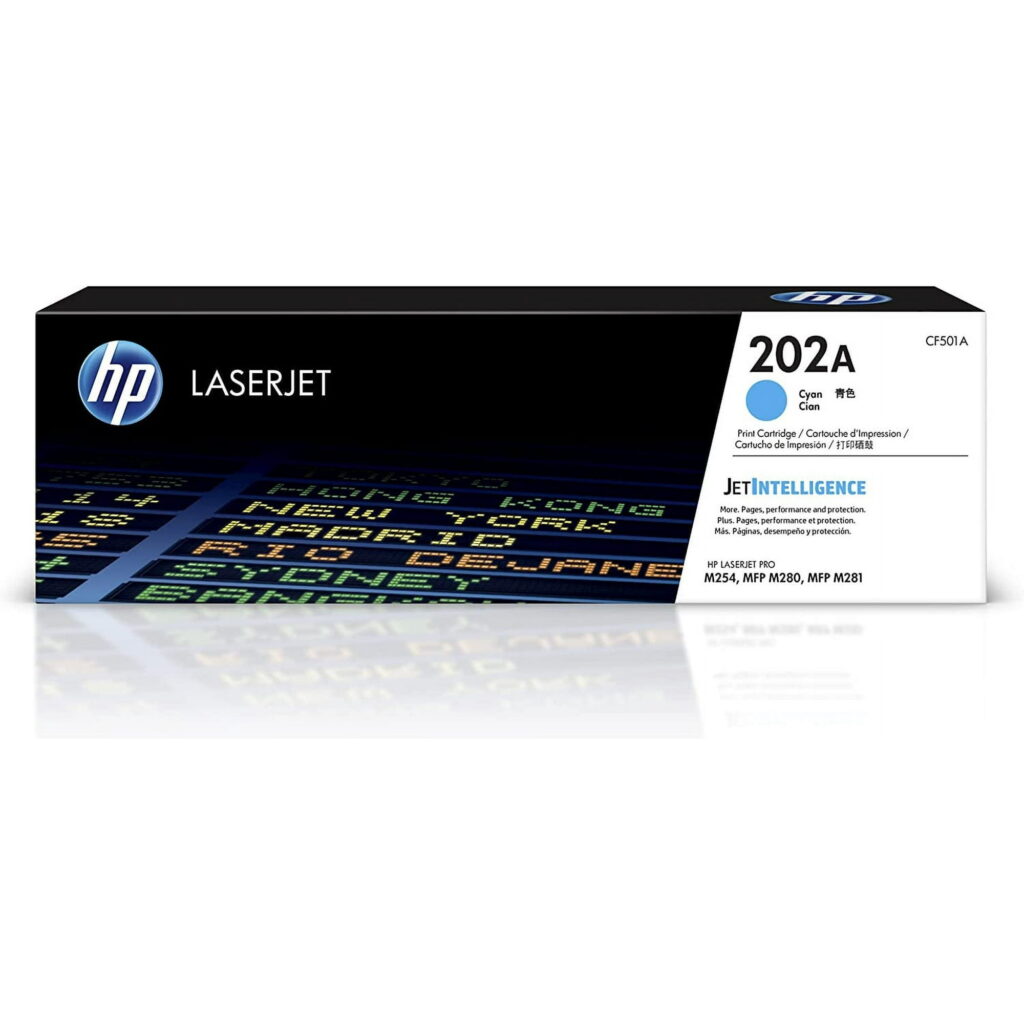 کارتریج تونر لیزری رنگ آبی اچ پی HP 202A