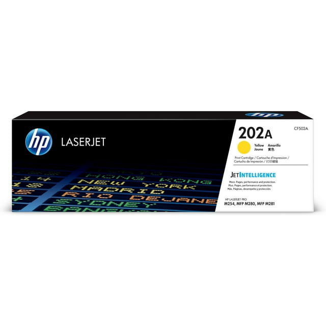 کارتریج تونر لیزری رنگ زرد اچ پی HP 202A