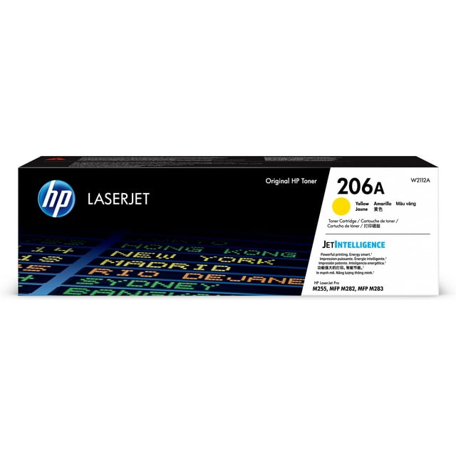 کارتریج تونر لیزری رنگ زرد اچ پی HP 206A