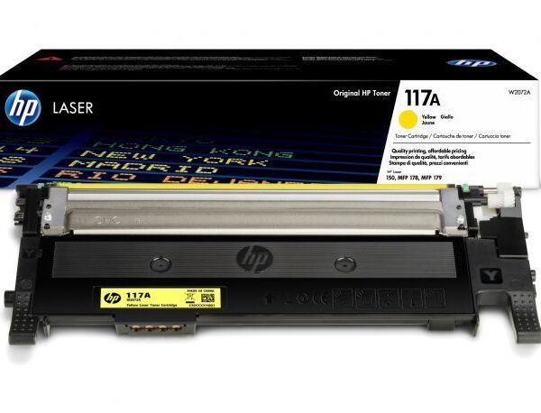 کارتریج تونر لیزری زرد اچ پی HP 117A
