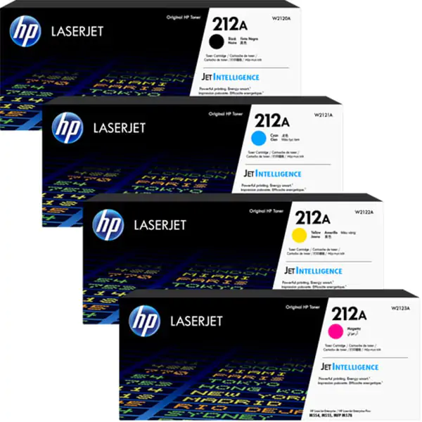 کارتریج تونر لیزری سری کامل اچ پی HP 212A