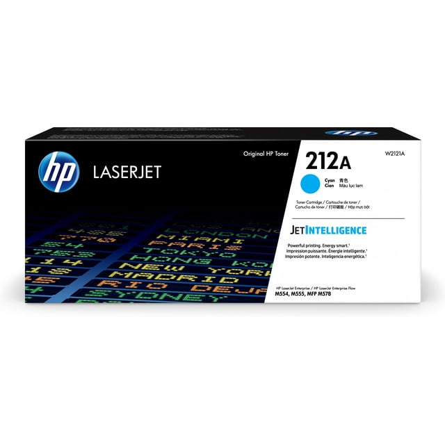 کارتریج تونر لیزری آبی اچ پی HP 212A