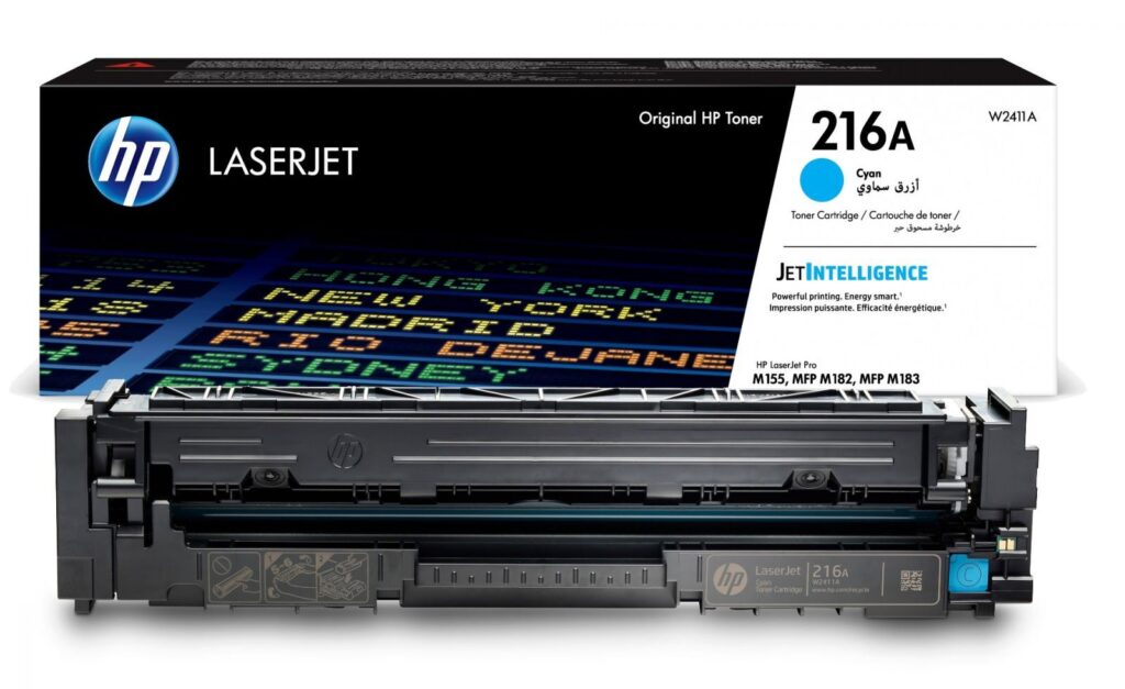 کارتریج تونر لیزری آبی اچ پی HP 216A