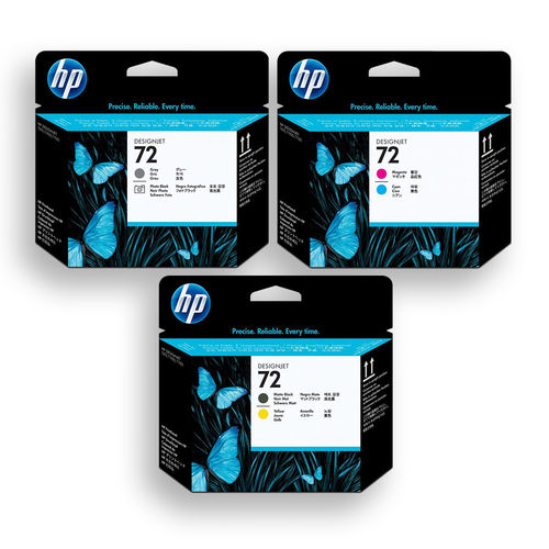 هد پلاتر شش رنگ اچ پی HP 72