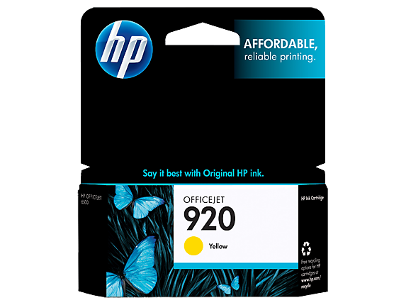 کارتریج جوهرافشان زرد اچ پی HP 920